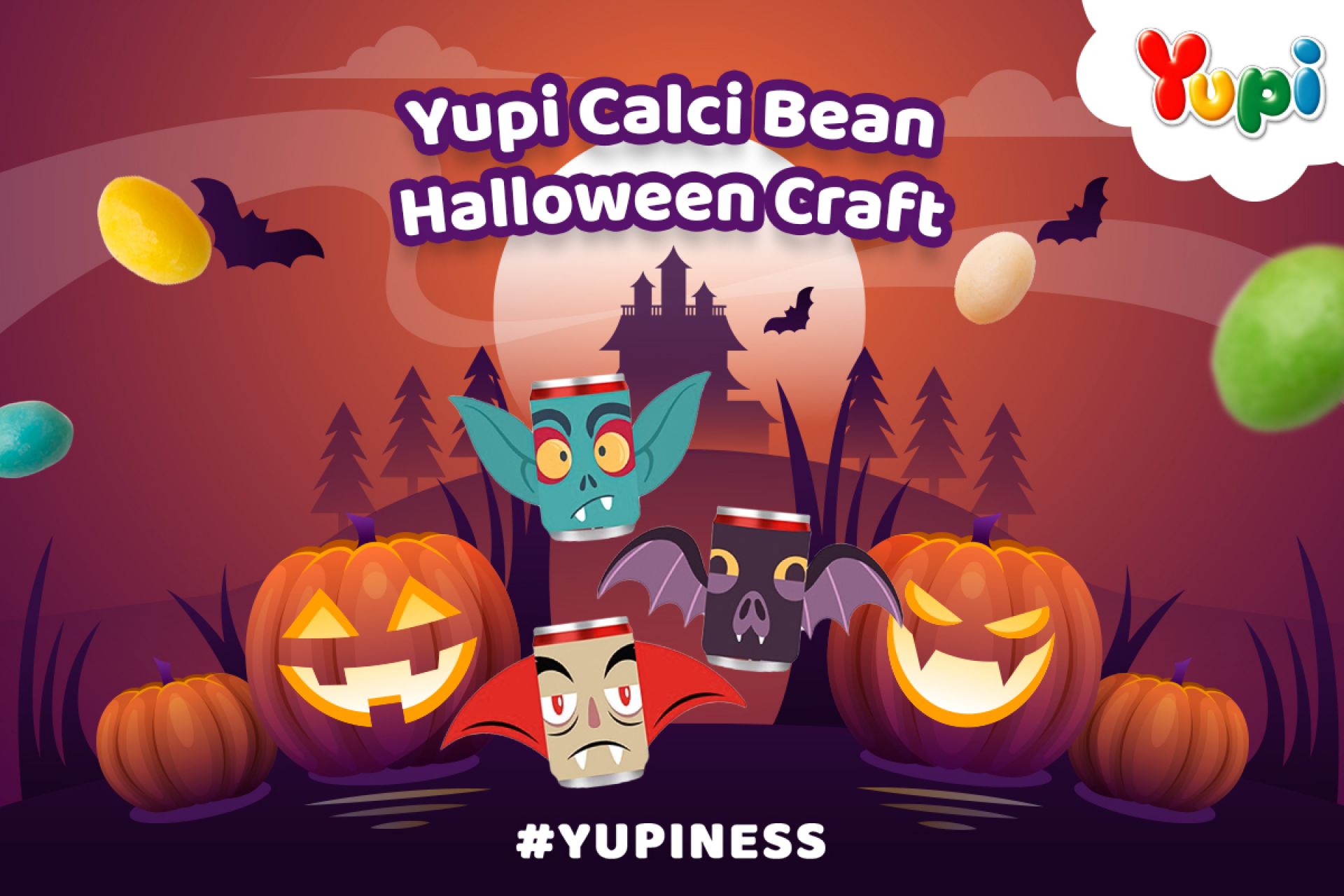 Yupi Calci Bean Halloween Craft Yupi